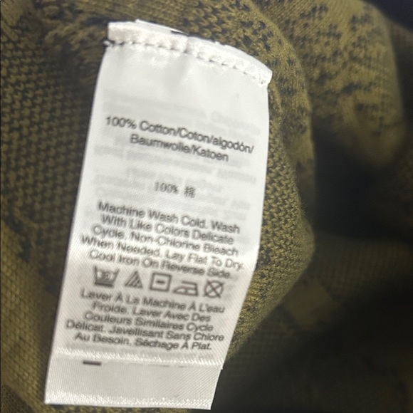 DKNY Textured Jacquard Midi Pencil Sweater Skirt In Black/dark Olive - Picture 6 of 7